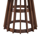 Middlebrook Designs 48 inch Round Slatted Wood Dining Table