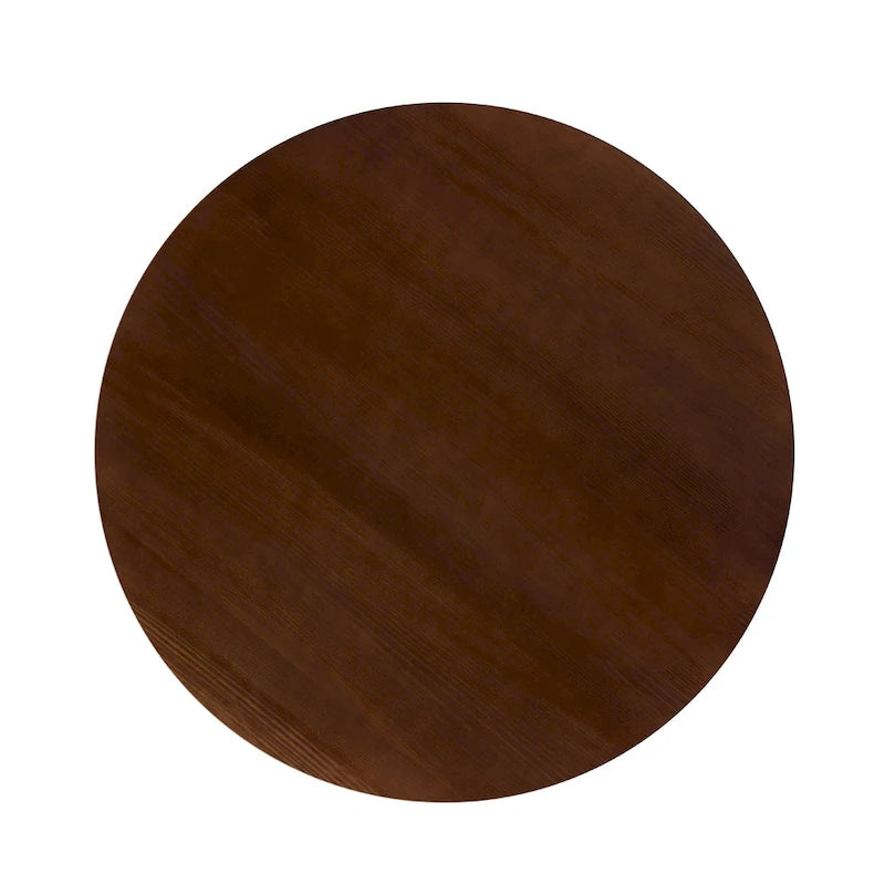 Middlebrook Designs 48 inch Round Slatted Wood Dining Table