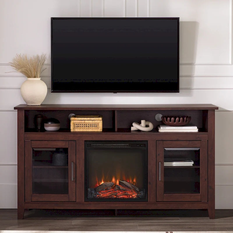 Middlebrook 58-inch 2-Door Highboy Fireplace TV Stand