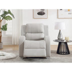 Modern Soft and Faux Leather Manual Recliner Chair