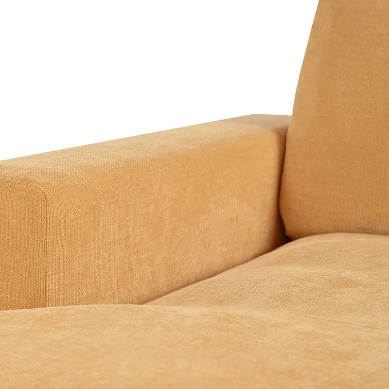 53.5 Chaise Lounge Chair with Solid Wood Legs and Comfort Pillows