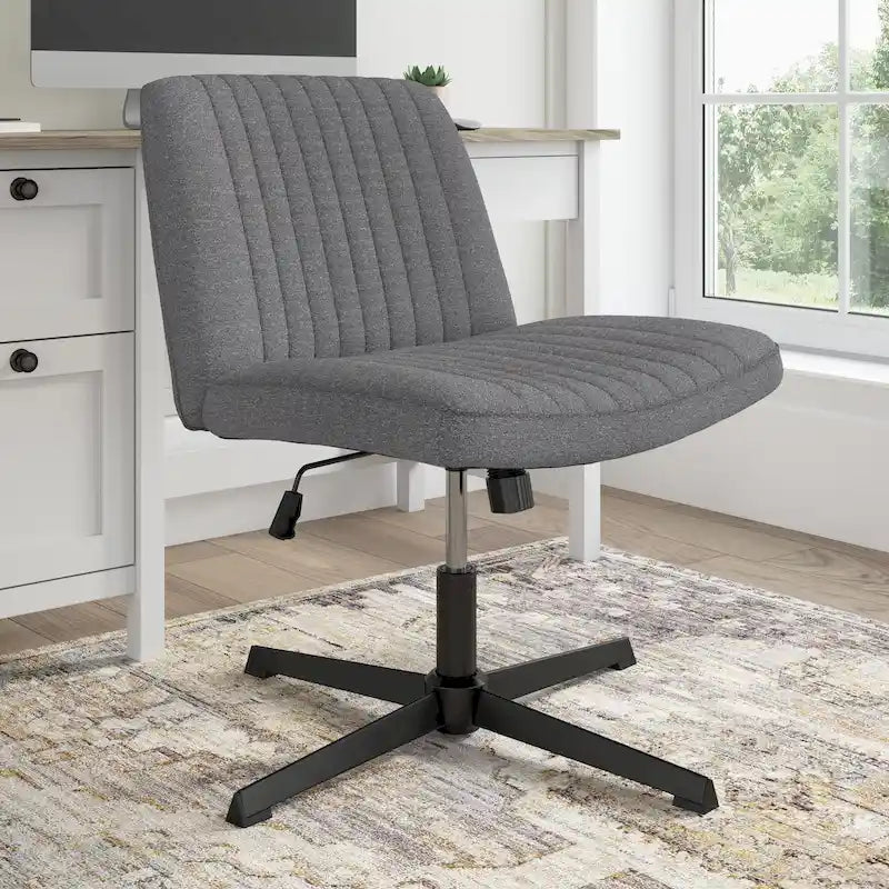Bush Furniture Sutton Armless Computer Chair Without Wheels