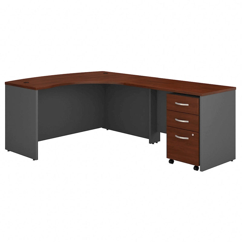Series C Right Handed L Desk with Drawers by Bush Business Furniture