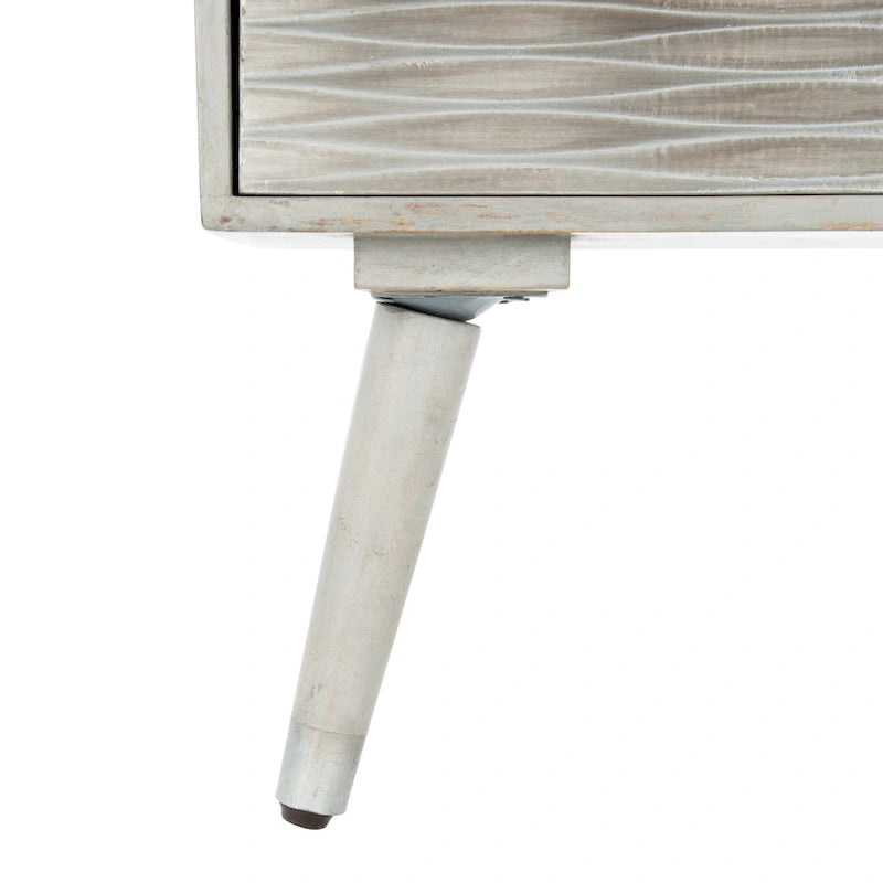 SAFAVIEH Brandy Single Drawer Textured Nightstand