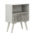 SAFAVIEH Brandy Single Drawer Textured Nightstand