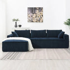 Zab Chenille 2 Pieces Sectional Sofa by GDFStudio