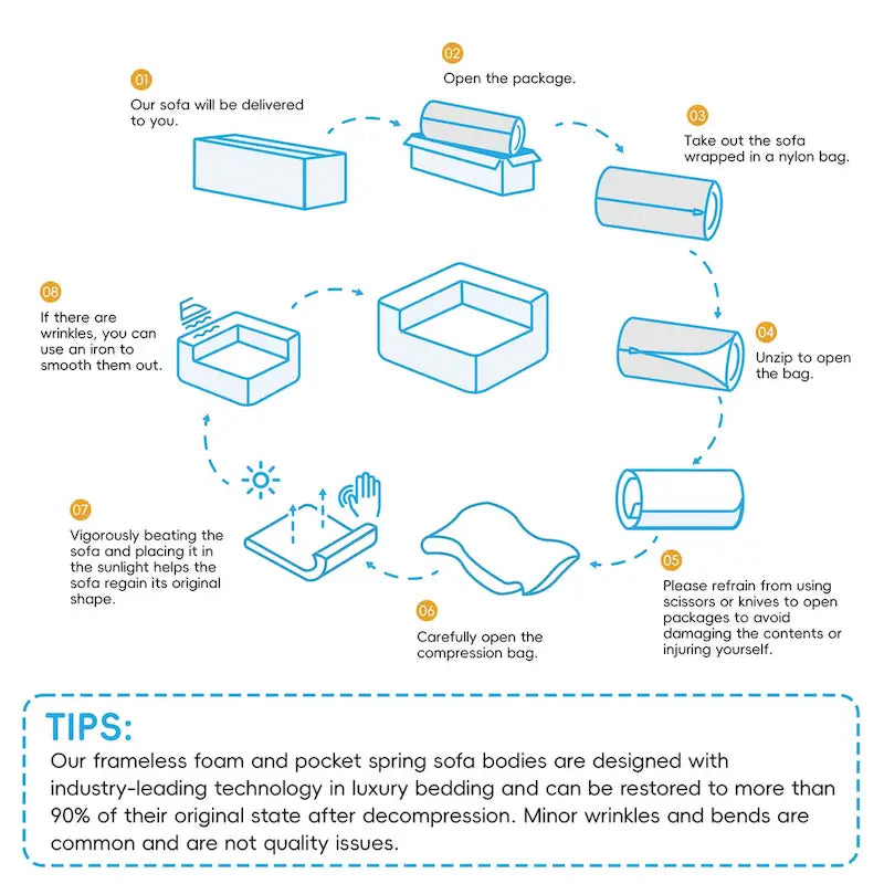 Zab Chenille 2 Pieces Sectional Sofa by GDFStudio