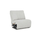 Signature Design by Ashley Top Tier Light Gray 6-Piece Reclining Sectional with Chaise - 149.5W x 132.5D x 40H