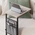 C Shaped End Table - 16D x 12W x 33H