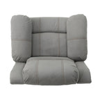 Roomfitters Manual Glider Recliner, Relaxing Recliner for Living Room, Bedroom, Grey