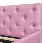 Full XL Solid Wood Platform Bed with Twin XL Trundle, Pine Frame