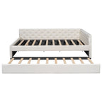 Full XL Solid Wood Platform Bed with Twin XL Trundle, Pine Frame