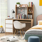 Costway Desk Bookshelf Desktop Storage Organizer Display Shelf Rack