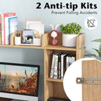 Costway Desk Bookshelf Desktop Storage Organizer Display Shelf Rack