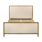 Furniture of America Jennie Modern Natural Oak Wood Platform Bed