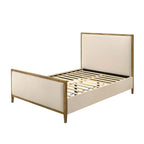Furniture of America Jennie Modern Natural Oak Wood Platform Bed