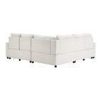 Power Recliner Sectional Sofa with 2 Storage Drawers and USB Ports Living Room L-Shaped Corner Couch for Home Theater