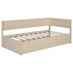 Merax Twin Size Wood Daybed with Trundle/Drawers