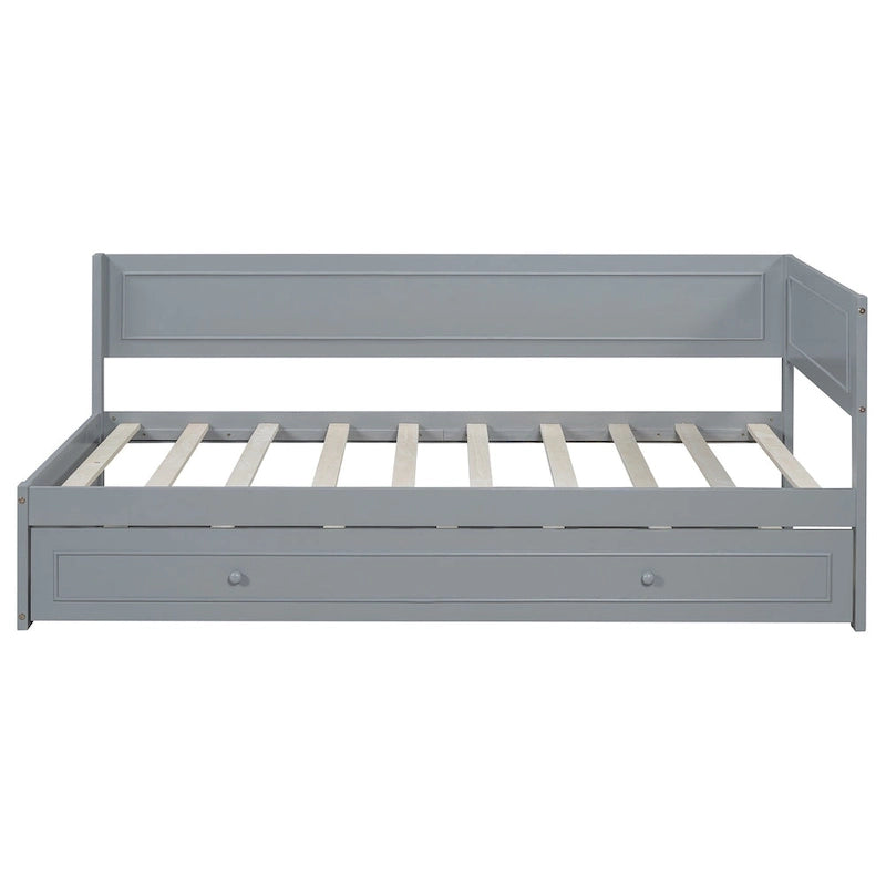 Merax Twin Size Wood Daybed with Trundle/Drawers
