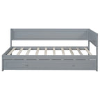 Merax Twin Size Wood Daybed with Trundle/Drawers