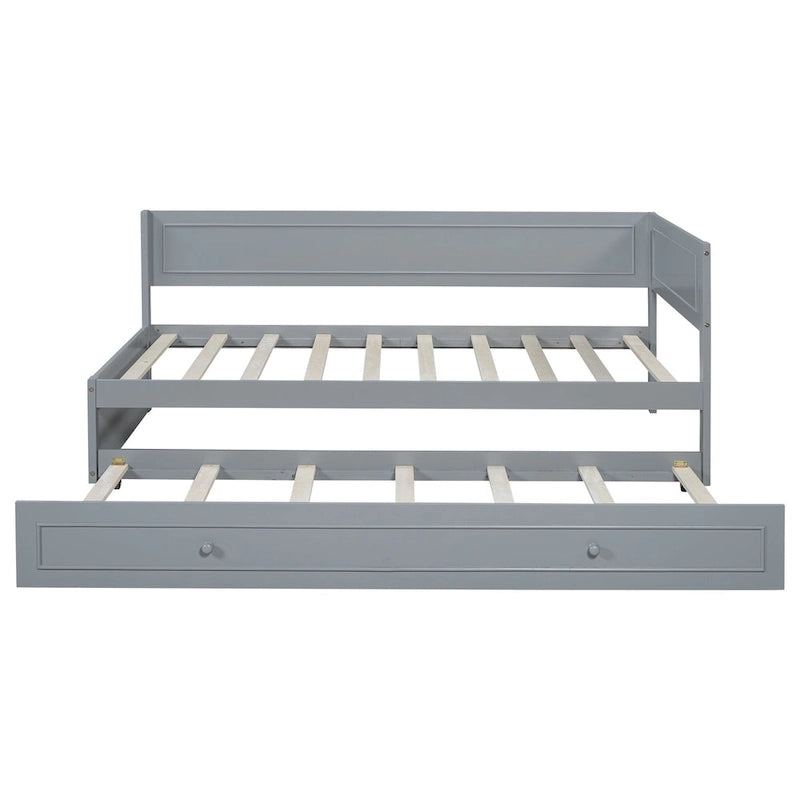 Merax Twin Size Wood Daybed with Trundle/Drawers