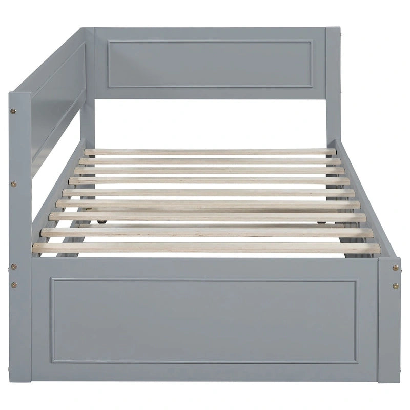 Merax Twin Size Wood Daybed with Trundle/Drawers