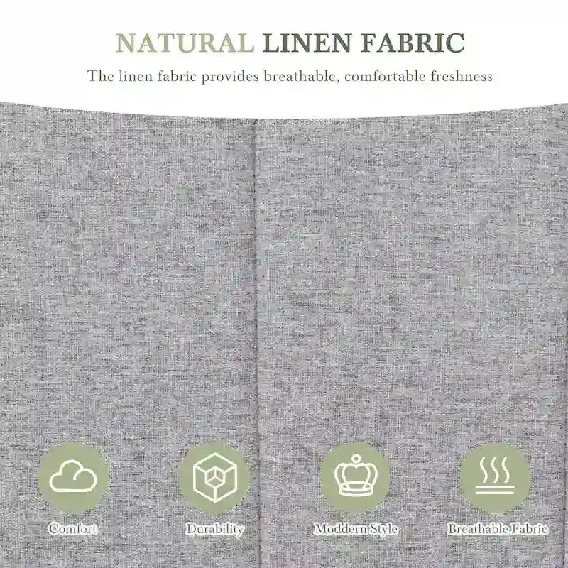 Queen Size Upholstered Platform Bed Modern Storage Bed Frame