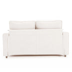 3-In-1 Upholstered Futon Sofa Convertible Floor Sofa Bed