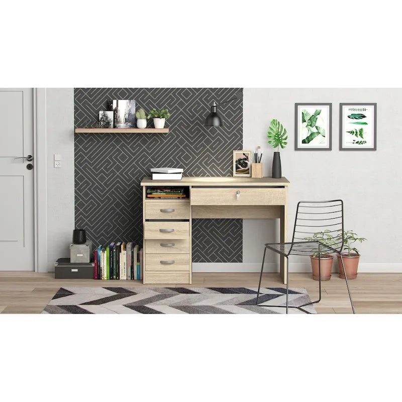 Porch & Den Skylar 5-drawer Desk