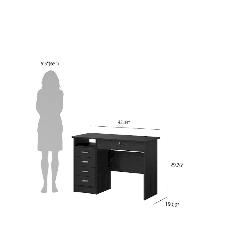 Porch & Den Skylar 5-drawer Desk