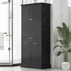 Versatile Freestanding Bathroom Cabinet with Multiple Compartments and Stylish Design