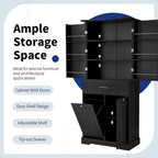 Versatile Freestanding Bathroom Cabinet with Multiple Compartments and Stylish Design