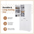 Versatile Freestanding Bathroom Cabinet with Multiple Compartments and Stylish Design