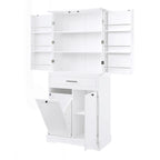 Versatile Freestanding Bathroom Cabinet with Multiple Compartments and Stylish Design