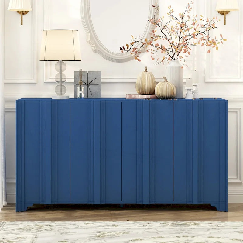 Sophisticated 4-Door Sideboard with Intricate Design