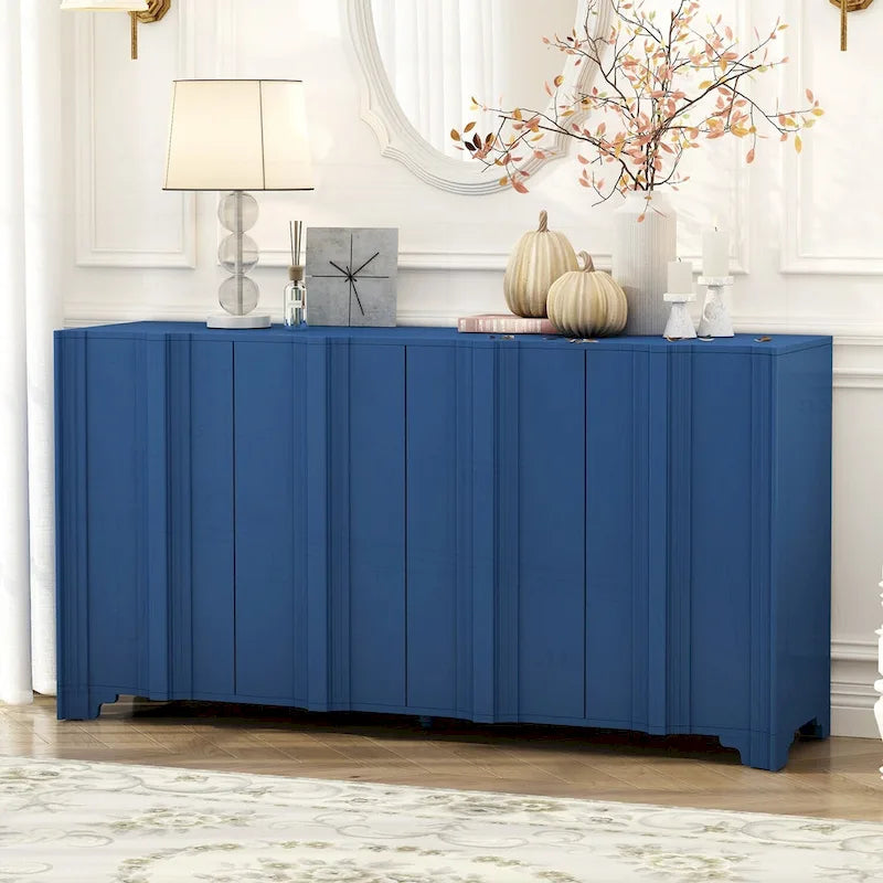 Sophisticated 4-Door Sideboard with Intricate Design