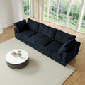 Soft Plush Modular Sectional Sofa Modern Upholstered Living Room Couch