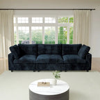 Soft Plush Modular Sectional Sofa Modern Upholstered Living Room Couch