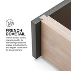 Furniture of America Eugene Traditional 6-Piece Solid Wood Panel Bedroom Set