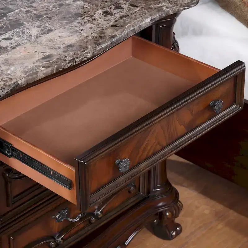 Furniture of America Eugene Traditional 6-Piece Solid Wood Panel Bedroom Set