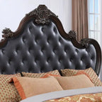 Furniture of America Eugene Traditional 6-Piece Solid Wood Panel Bedroom Set