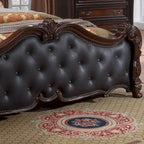 Furniture of America Eugene Traditional 6-Piece Solid Wood Panel Bedroom Set