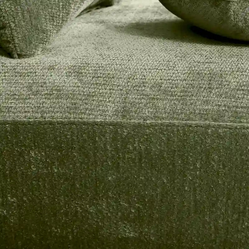 Christopher Knight Home- Buker Curved Polyester Sectional Sofa