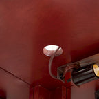 Lighted Corner Curio Cabinet with Tempered Glass Doors & Shelves - Elegant Cherry Display Case with Bulb