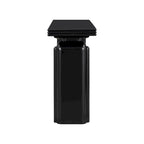 60 Acacia Wood Curved Veneer Console Table - Minimalist Design with Solid Wood Legs