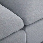 134.40 Modern U-Shaped 6 Seater Sectional Sofa with 2 Large Chaises, Removable Ottomans and Soft Cushions