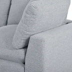 134.40 Modern U-Shaped 6 Seater Sectional Sofa with 2 Large Chaises, Removable Ottomans and Soft Cushions