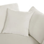 134.40 Modern U-Shaped 6 Seater Sectional Sofa with 2 Large Chaises, Removable Ottomans and Soft Cushions