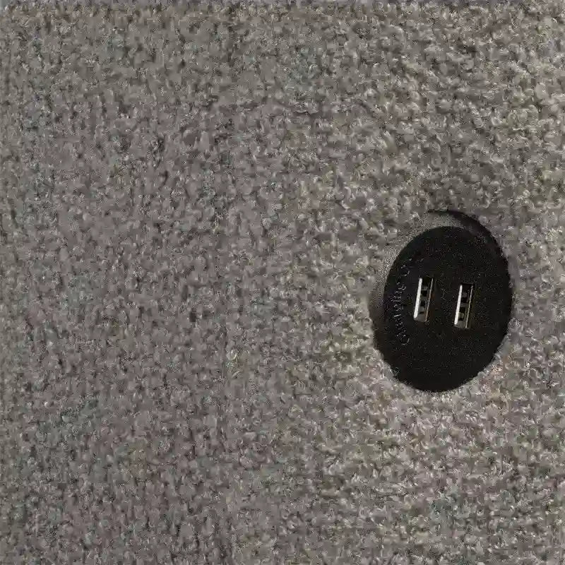 Queen Size Upholstered Daybed with 2 Storage Drawers, Modern Daybed Frame Sofa Bed with USB Port and Armrest