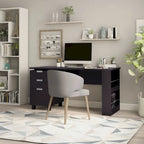 Morr Modern Espresso 59-inch Wood 2-Drawer Computer Desk by Furniture of America